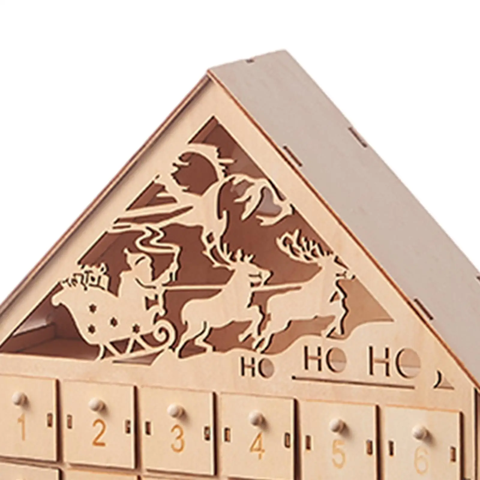 

Календарь с навесом, праздничное украшение на 24 дня, для кофейного столика, ресторана, книжной полки, спальни, гостиной