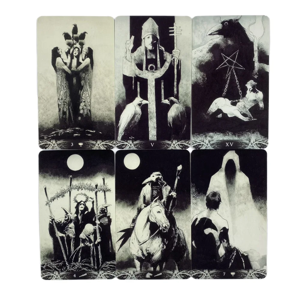 Murder Of Crows Tarot Cards A 78 Deck Oracle English Visions Divination Edition Borad Playing Games 4