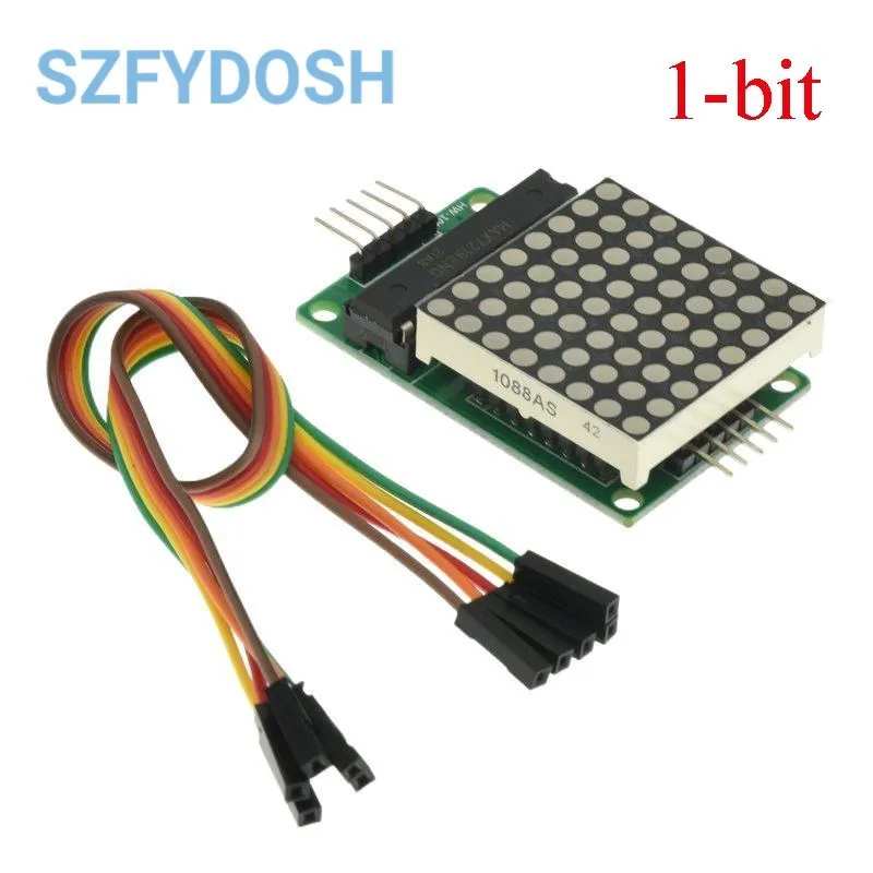 LED Dot Matrix Module for DIY Kit with Cable - 60x60 Display