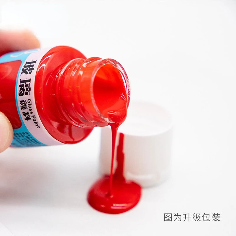 Pebeo Glass Paint Acrylic Paints For Painting Textile Nail Ceramic Art  Pigment Artist Supplies 20ml/Bottle DIY Hand-painted