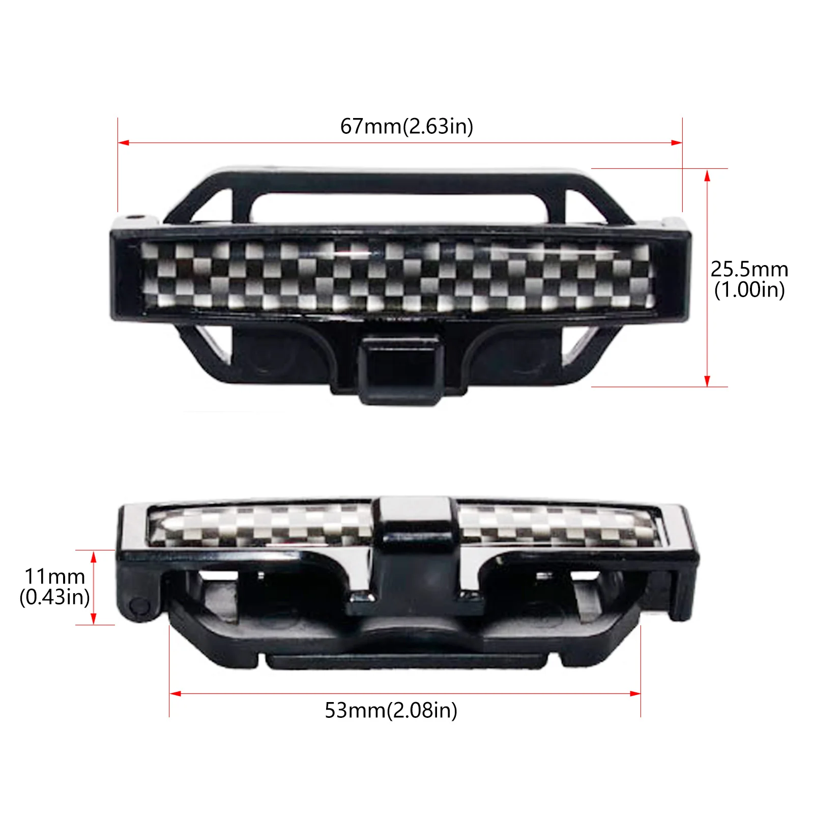 2pcs Car Safety Belt Clips Seat Buckle Styling Safety Stopper Adjusting Tension Clip for Auto Car Accessory