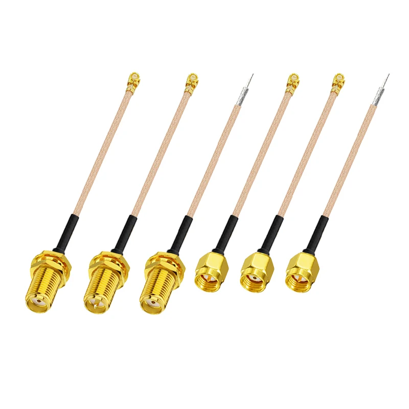 IPX IPX1 UF L to SMA-K SMA-J RG178 SMA male female to IPX RF coaxial cable SMA-J uFL/u.FL/IPX/IPX-1 female adapter 1PCS rf coaxial cable