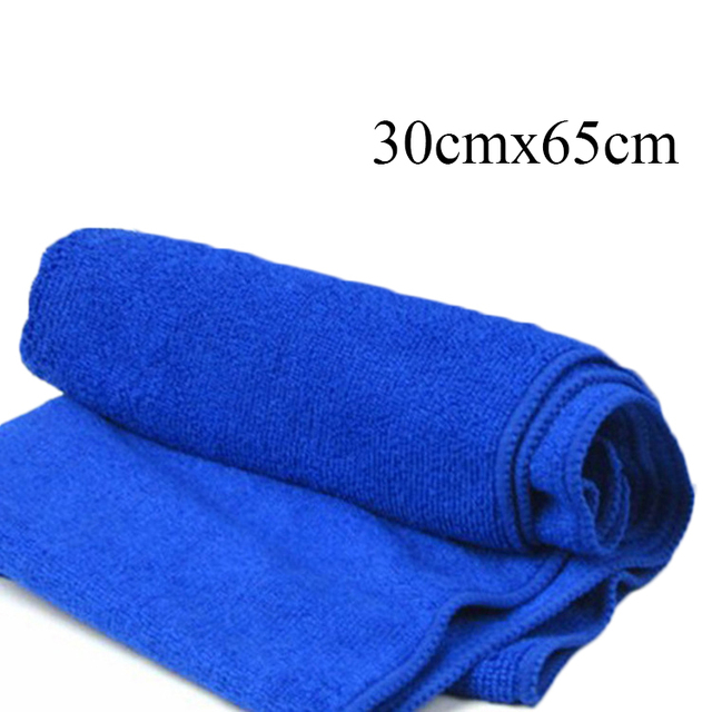 Microfiber Cleaning Towel 30/40/60cm Auto Body Window Glass Home Universal Washing Drying Cloth Car Wash Supplies