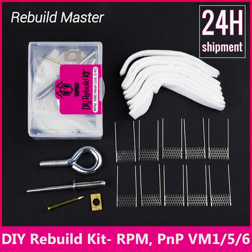 DIY набор для Восстановления Спирали RPM GTX PnP VM1/4/5/6 0 15 2 3 4 Ом замена стандартного