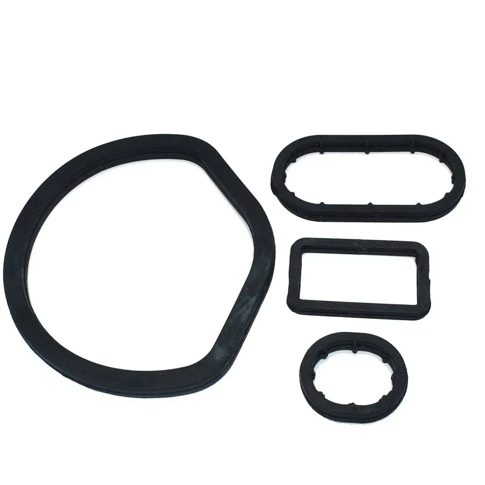 Car Rubber Oil Filter Housing Seal Kit 4pcs 1121840061 1121840161 1121840261 For Mercedes W163 W202 W203 W208 W210 W211 W220