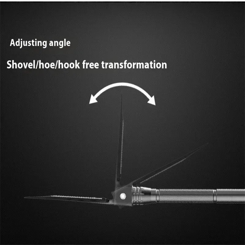 Folding Shovel Multifunctional Outdoor Gardening Snow Shoveling Tool Mountain Climbing Self-defense Hunting Emergency Tools Kits 3