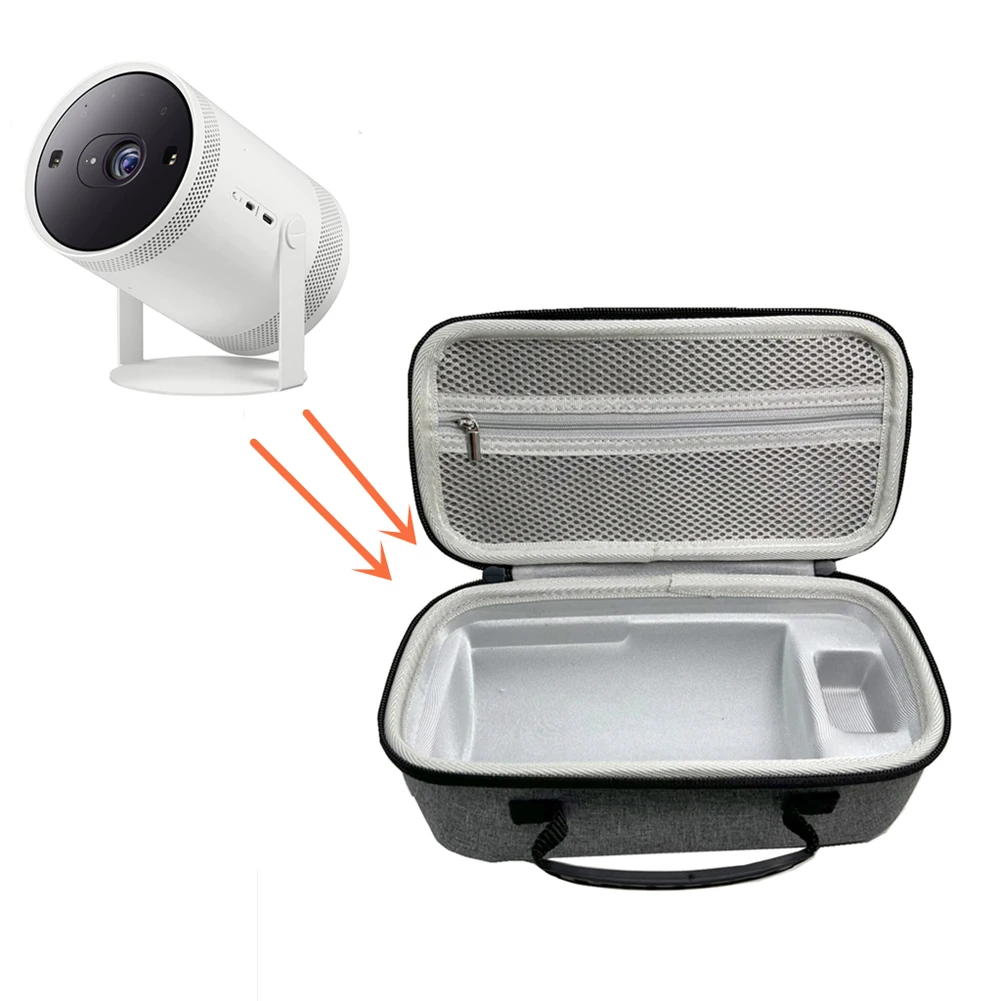 Hard Carrying Case Shockproof Protective Travel Case EVA Speaker Storage Bag for Anker Nebula Capsule 3 Portable Handbag