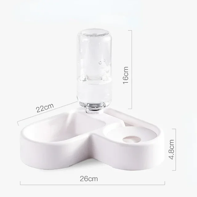 Dog Bowl Pet Automatic Feeder Dog Cat Drinking Bowl Feeding Dispenser Pet Supplies 6