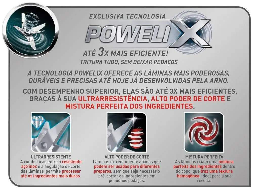 Liquidificador Arno Power Max LN64 15 Velocidades 1400W Marfim - 110V 3