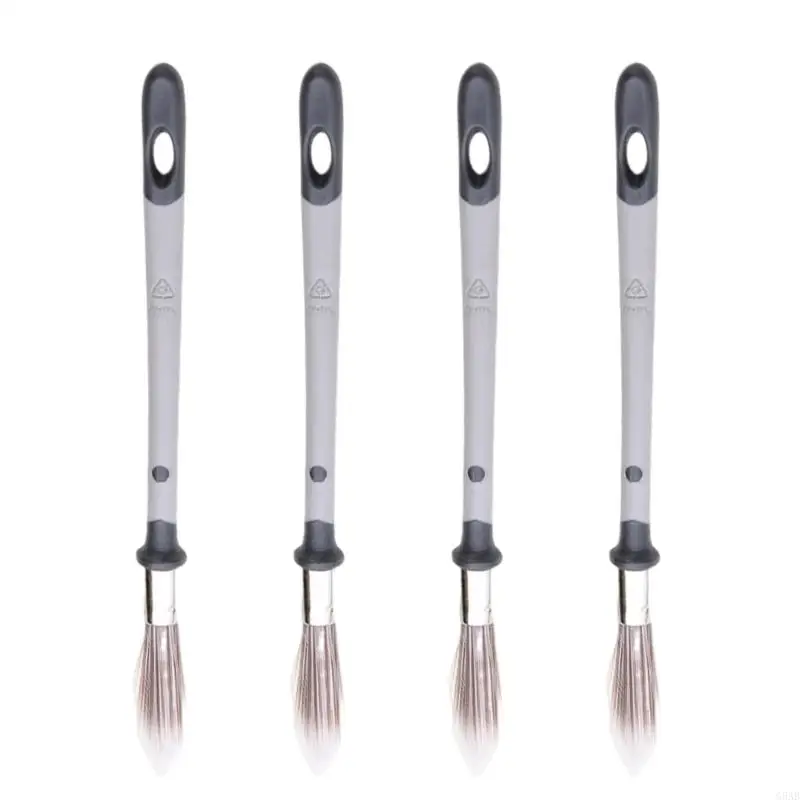 G5AB Pack of 4 Small Paint Brushes Portable for Edging Corners and Baseboards