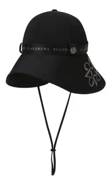 ST ANDREWS Women's New Versatile Golf Hat Fashion Lace Sunscreen Sports Letters Casual Bucket Hat