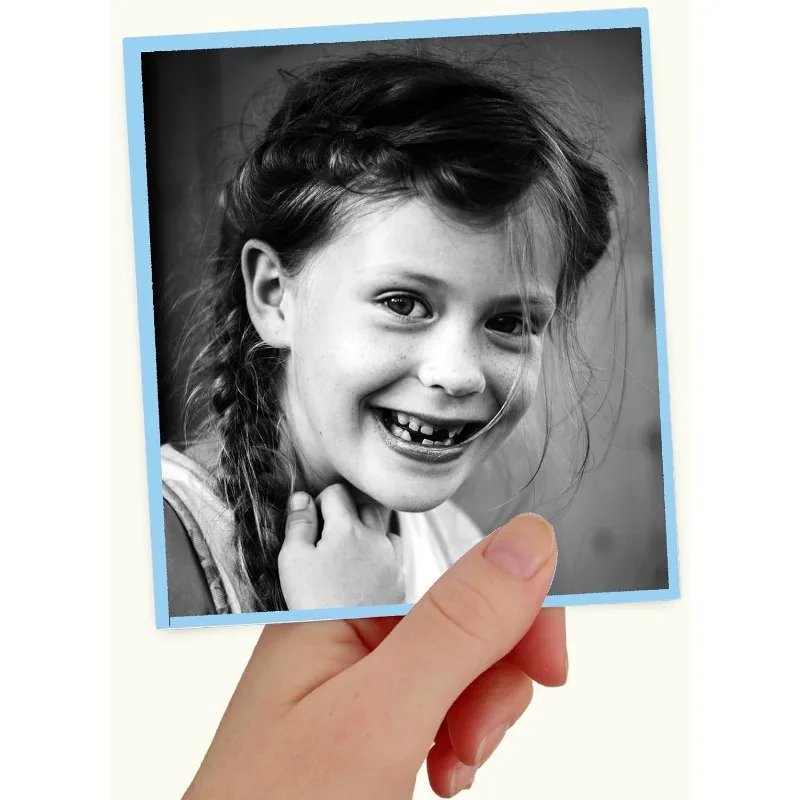 Kids Instant Camera Refill Print Paper Non-Adhesive Photo Printer Thermal Paper Rolls for Portable Mobile Printer, Candy Color