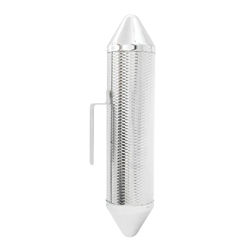 Metal Guiro Shaker with Scraper Band Accompaniment Sand Hammer Guiro Instruments