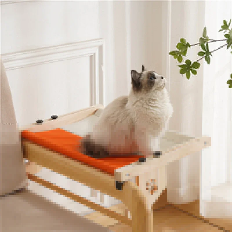 

Универсальный кошачий маленький ковер, подвесная кровать, легко моющийся деревянный монтажный гамак, подвесная кровать для домашних животных