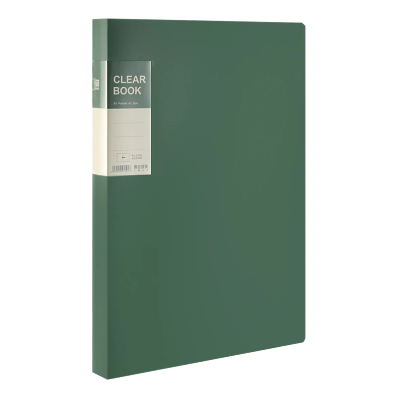 A3 Side-Entry Art Portfolio Students Painting Folder Poster Sketch Paper Insert Pockets Certificate Holder 20-60Pages