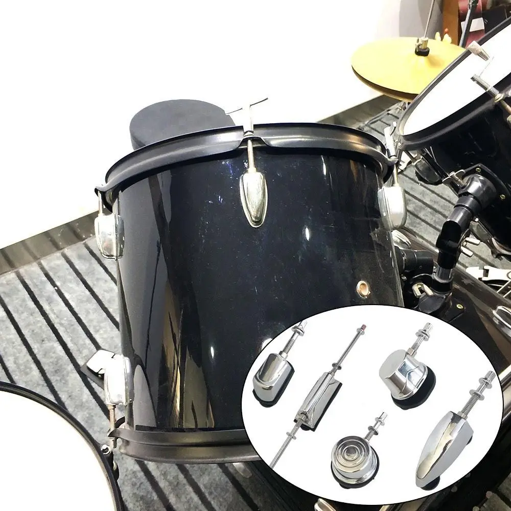 Durable Metal Accessories for drums Cover Bracket Fixing Drum Lugs Fixing Screws Silver Replacemant Drum Leg Parts Drum Lugs Leg