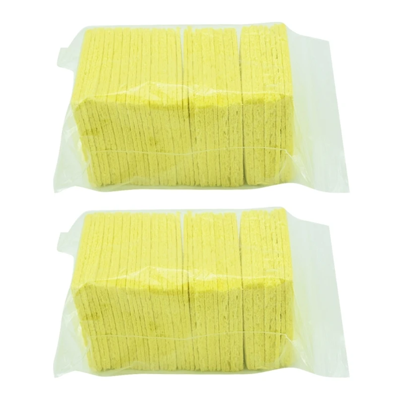 

100Pcs Professional Soldering Iron Cleaning Sponge High-Temperature Resistance