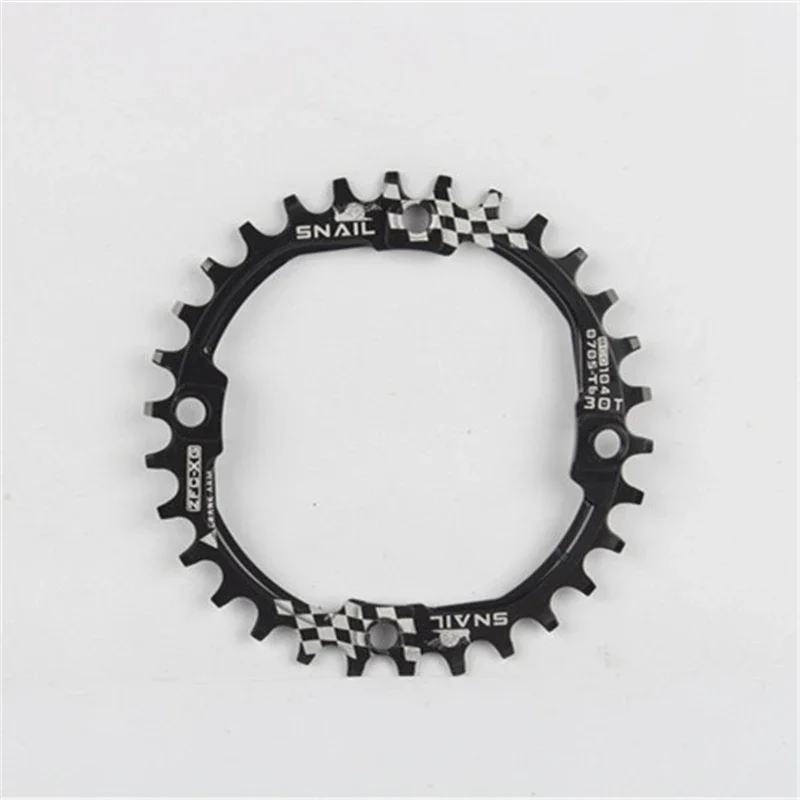 

SNAIL 104BCD 30T Mountain Bike Round Positive And Negative Chainwheel Chainring Aluminum Alloy Narrow Wide