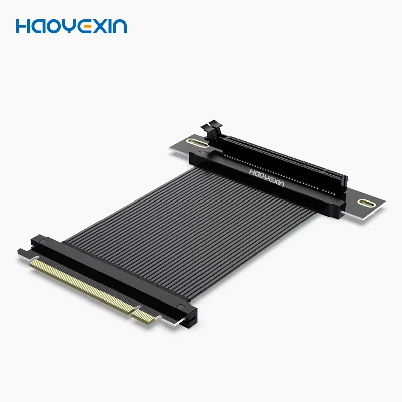 Cabo Riser Pcie para Placa Gráfica Extensão Flexível Pcie 4.0x16 Rtx3090 Gen4.0 Pcie 4.0 16x Riser Cabo 3.0 - Imagem 4