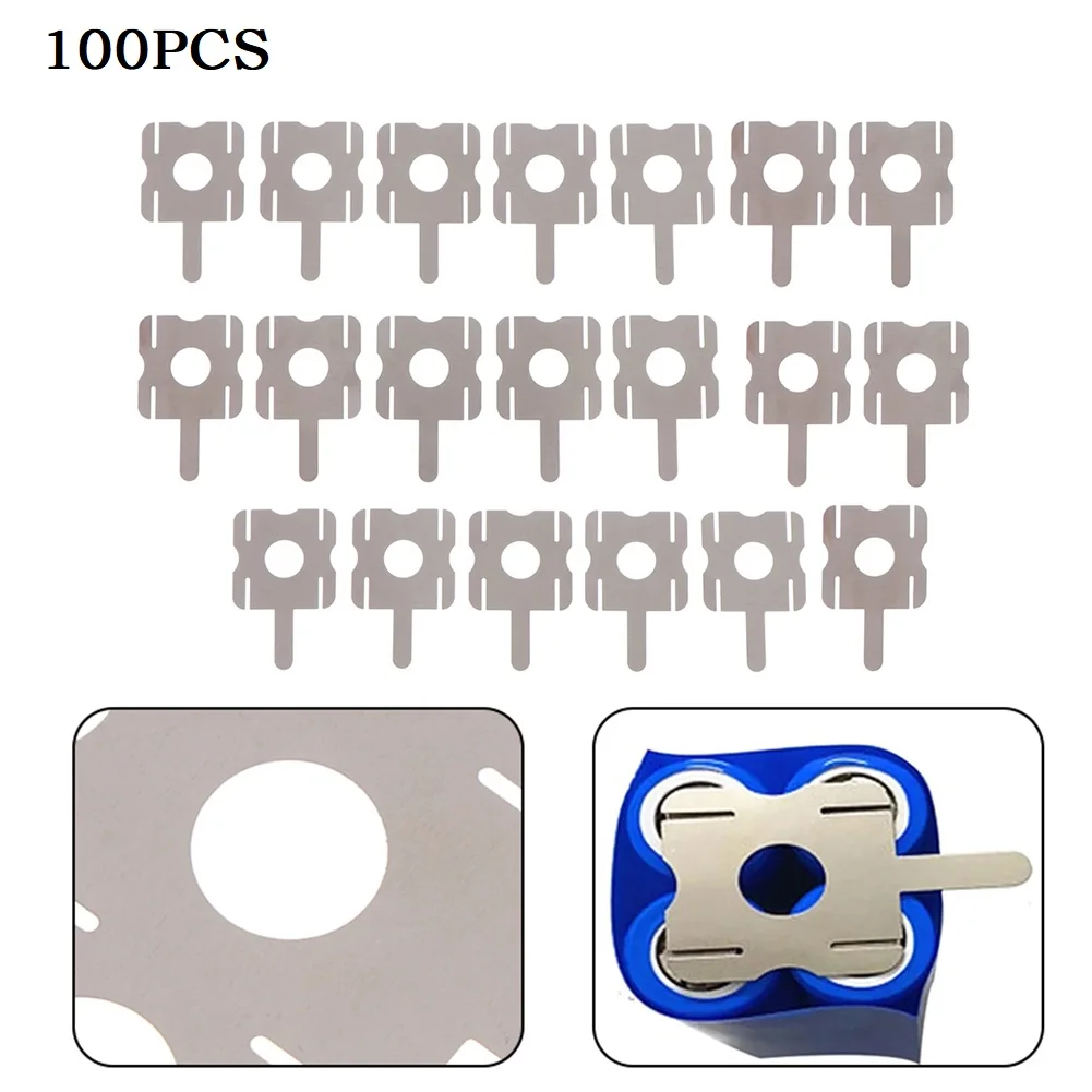 

100pc U-shaped Nickel Sheets For Lithium Batteries Spot Welding Machine Welder Washers Nickel Plated Steel Strap Strip Sheets
