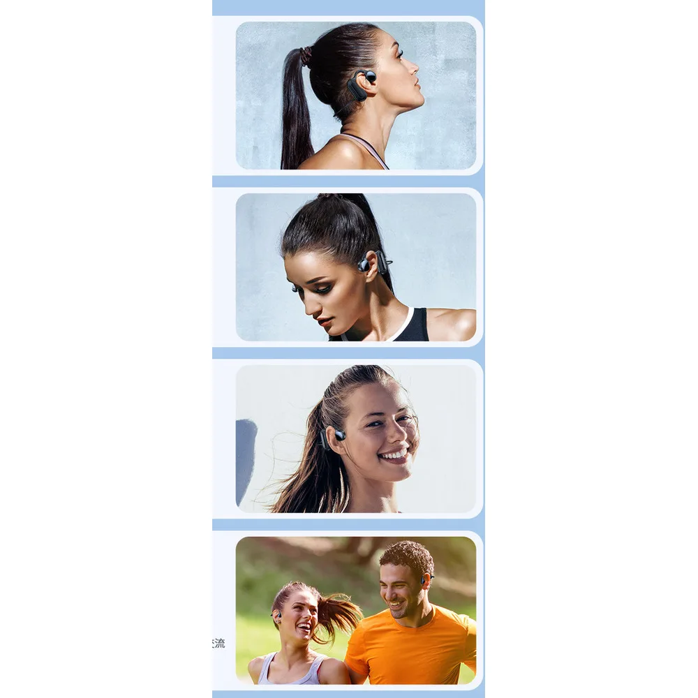 Yeni BL19 Kulaksız Kablosuz Spor Erkek ve Kadın Kemik Konsepti Hava İletimli Bluetooth Kulaklıklar_voghion.com