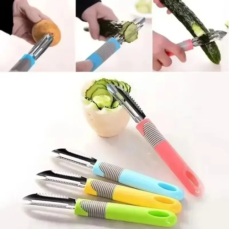 Small Tool Fish Scale Scraper Potato Peeler Wholesale Stainless Steel Fruit Peeler Home Fruit and Vegetable Peeler Kitchen