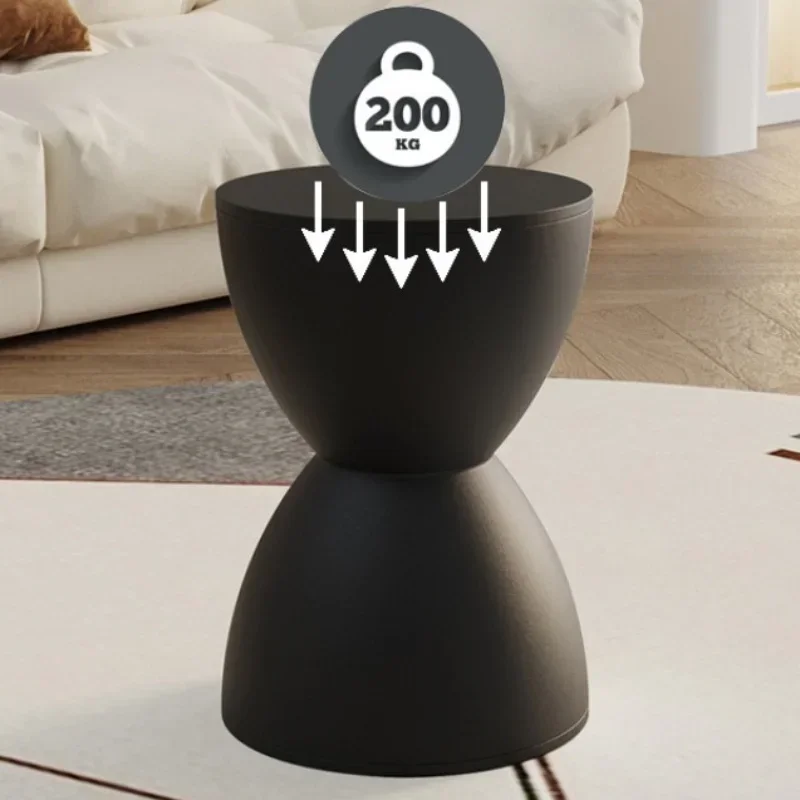 Nordic Style Footstool Creative Change Shoe Stool Round Tea Table Multi-color Thickened Fashion Thickened Plastic Round Stool