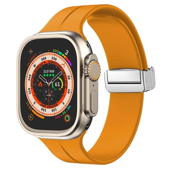 Magnetic Buckle Silicone Strap