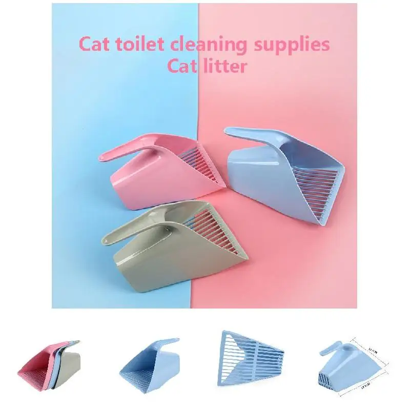 New-1-Pcs-Cat-Litter-Shovel-Pet-Cleaning-Tool-Plastic-Scoop-Cat-Sand ...