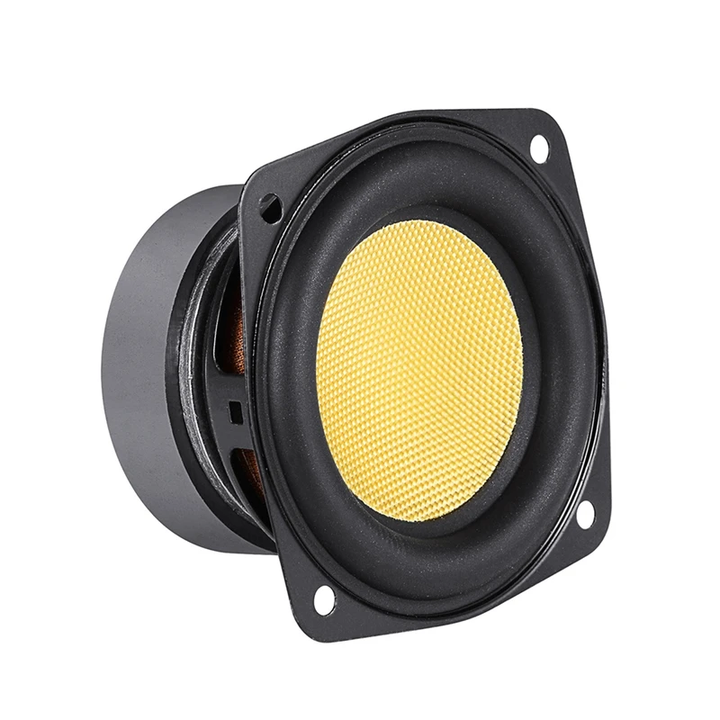 ABAC-2Pcs 3 Inch Portable Aduio Speaker 4 Ohm 20W Full Range Sound Speaker Multimedia Loudspeaker Desktop Bookshelf Audio