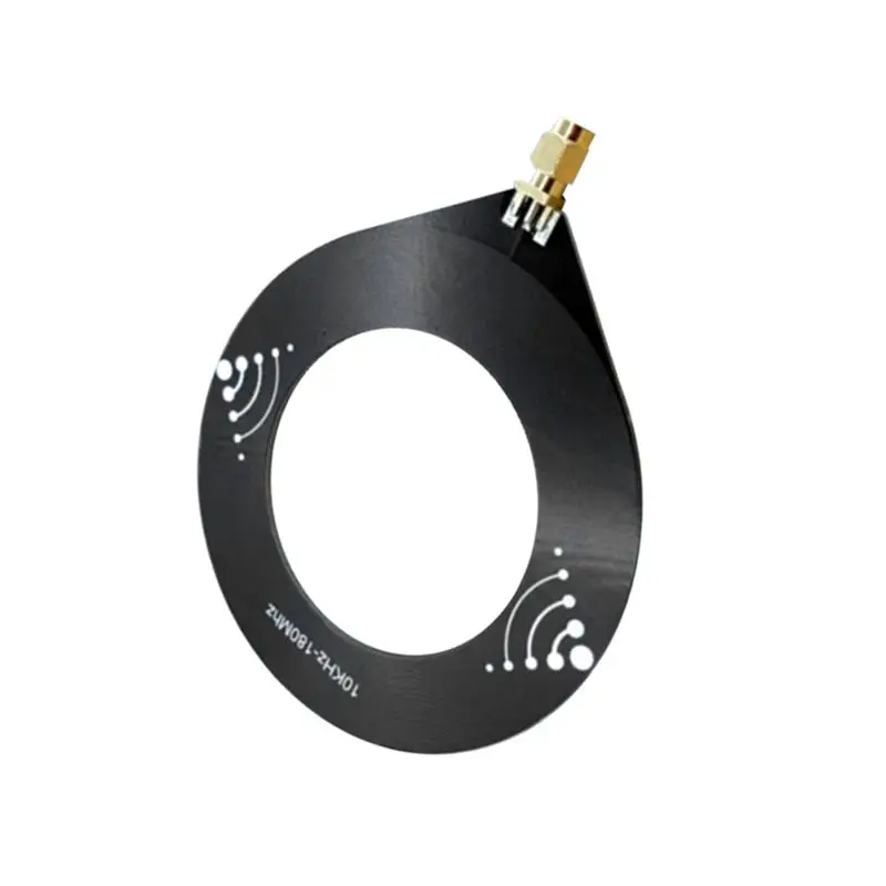 M67K-휴대용 도넛 SDR 안테나 실내 라디오 안테나 WB 안테나 10Khz-180Mhz 라디오 워키 토키 SDR용 SMA 루프 안테나