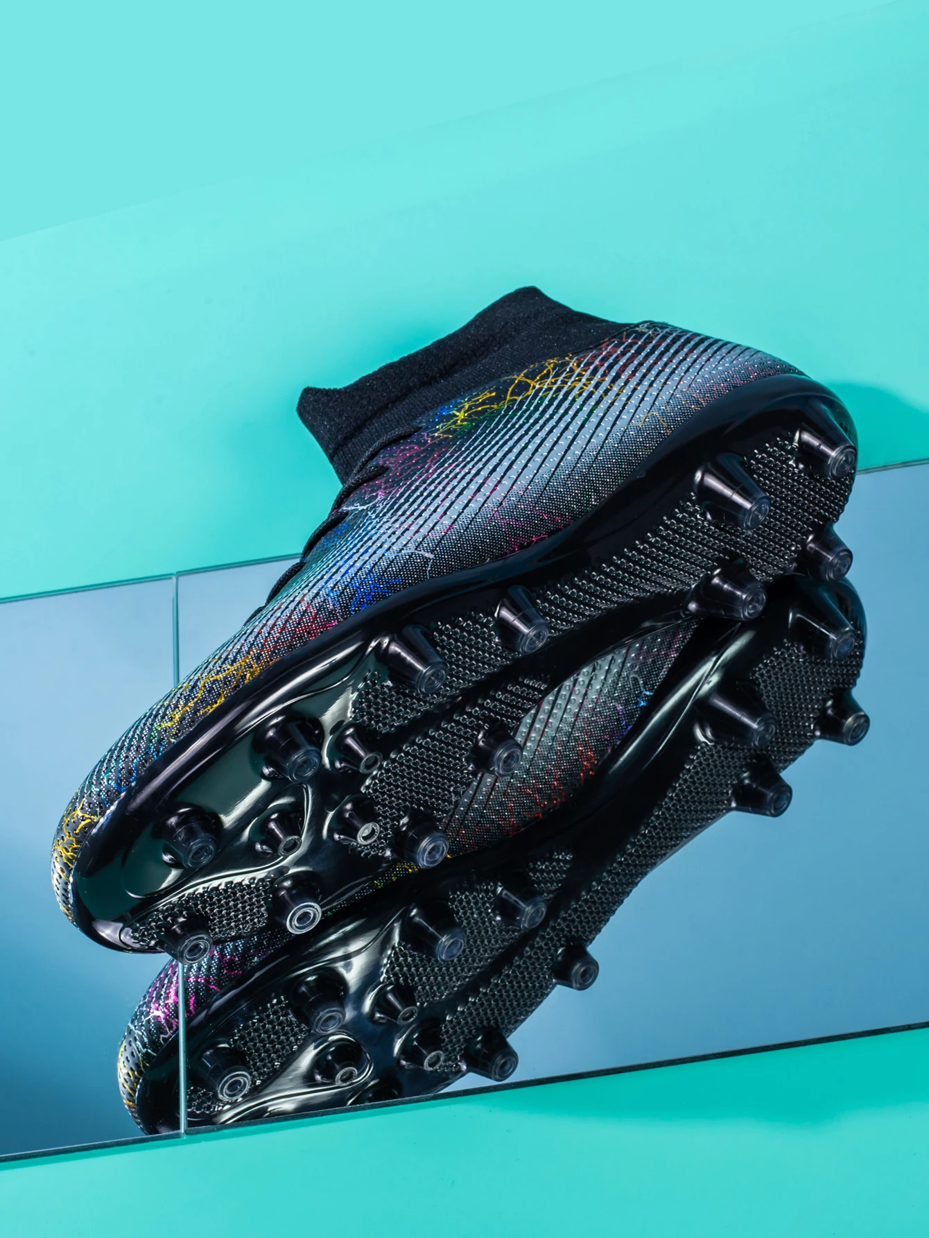 Men Kids Ankle Boots Children Fast Soccer Training Sneakers Outdoor Non Slip Male Football Cleats Shoes_voghion.com