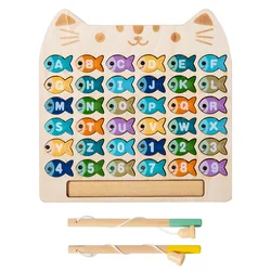 Wooden Fishing Game for Kids - Educational Alphabet & Numeric Learning Toy (DATGO)