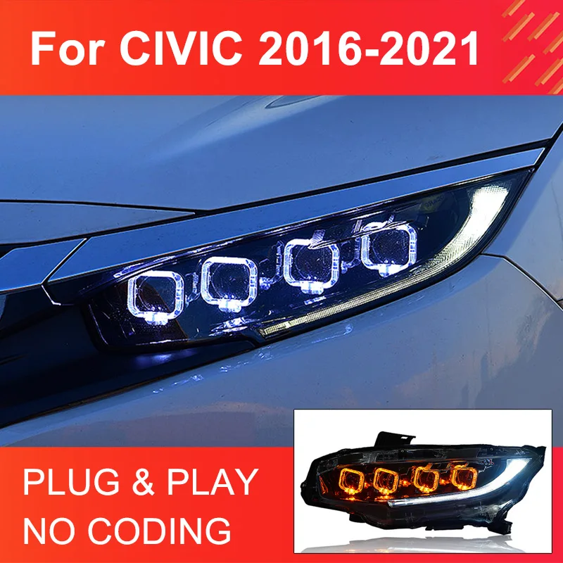 

Передняя фара в сборе для Honda Civic 2016-2021