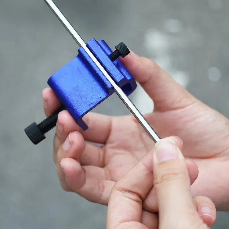 Aluminum Alloy Motorcycle Chain Alignment Tool for ATV Chain Adjuster Breaker and Riveter Set No-scratch Motorcycle Maintenance