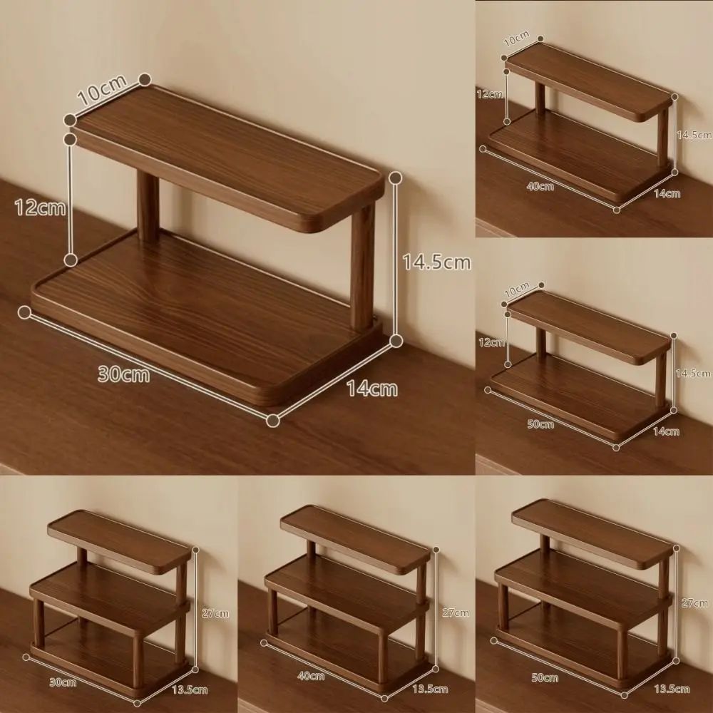 New Thickened Cup Storage Rack Multilayer Retro Style Teacups Holder Space Saving Sturdy Coffee Mug Stand Office Kitchen