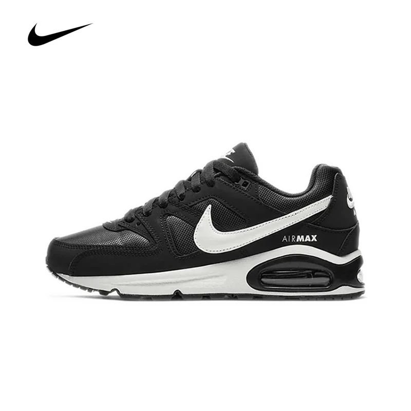 Scarpe Da Corsa Da Donna Originali Nike Air Max Command Resistenti All'Usura Assorbimento Degli Urti Sneakers Bianche Nere Traspiranti 397690-021