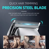 KIKIDO Electric Hair Clipper 6500 RPM Professional Hair Trimmer Adjustable Barber Rechargeable Hair Cutting Machine for Men 2