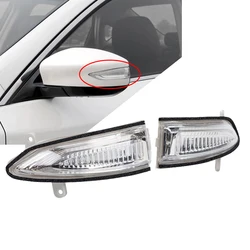 Car Rearview Mirror Turn Signal Light Left/Right Rear View Side Mirror LED Indicator Lamp For Nissan Teana Sentra Altima 13-19