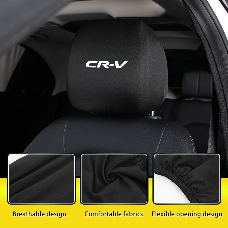 범용 자동차 좌석 머리 받침 커버 보호 커버 액세서리 혼다 시빅 어코드 CRV Fit Jazz Transalp CBR cb500x