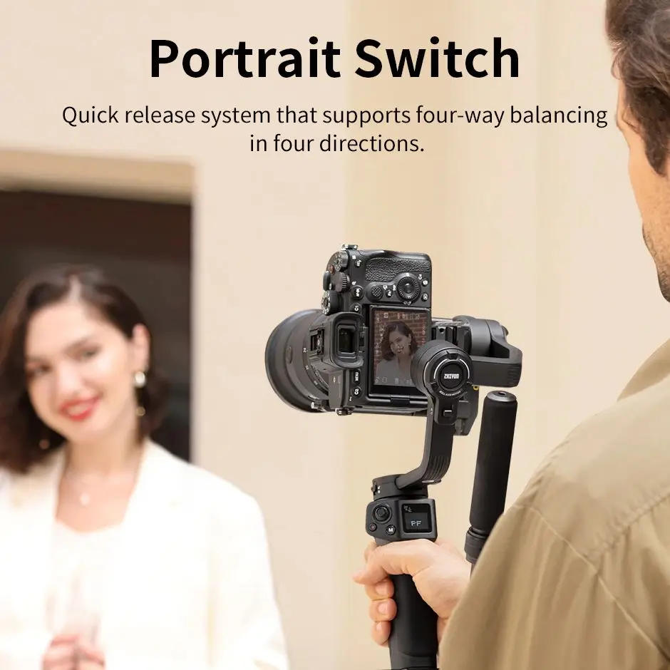 ZHIYUN Official WEEBILL 3S Handheld Camera Stabilizer 3-Axis Gimbal Bluetooth Shutter Gimbals for DSLR Mirrorless Cameras 2
