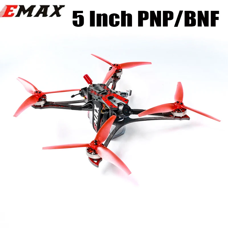 

Emax Hawk Apex 5inch FPV Racing Drone BNF with STM32F722 4IN1 25A ESC Runcam Nano HDZero ECO II 2004 Motor