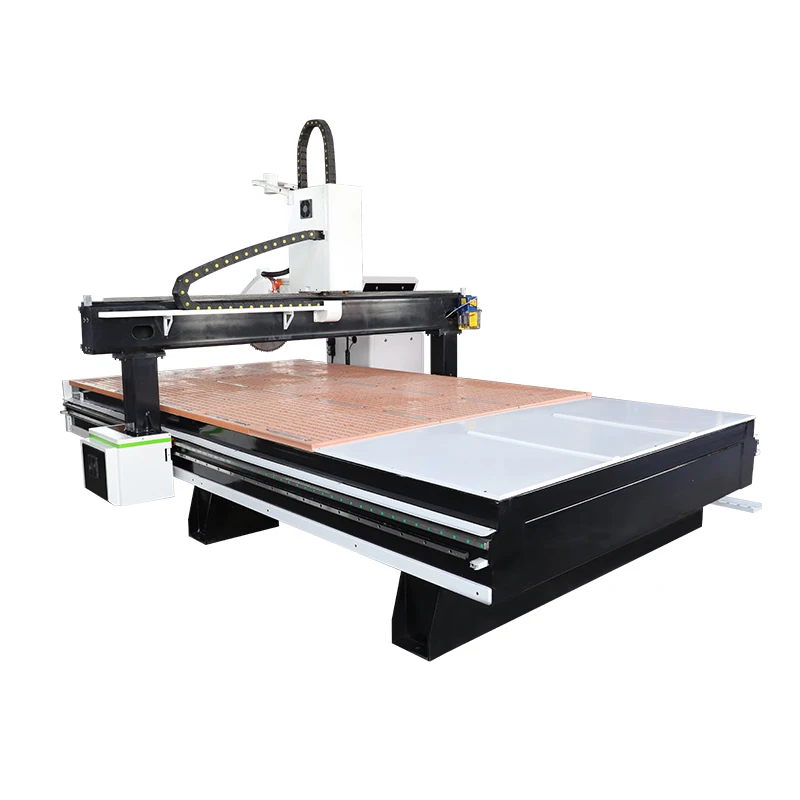 automatic tool changer 1325 atc wood cnc router machine for cabinets with saw blade