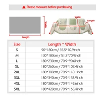 Nordic Sofa Throw Blankets Outdoor Camping Picnic Large Blanket Leisure Relax Beach Towel white Travel Rug Tassels Chenille 2