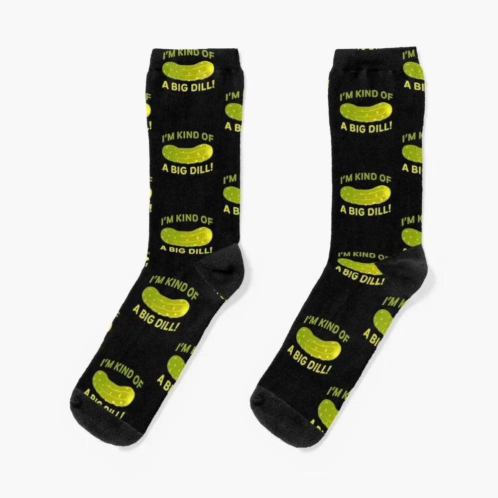 

I'm Kind Of A Big Dill Socks men cotton high quality warm winter Novelties Men's Socks Women's