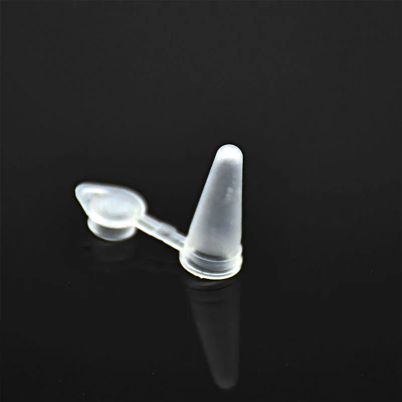 PCR Tube Laboratory Centrifugal Tube Plastic Centrifuge 0.1 ml Frosted EP Micro 100ul With Cover 7mm *17 mm 1000/PK