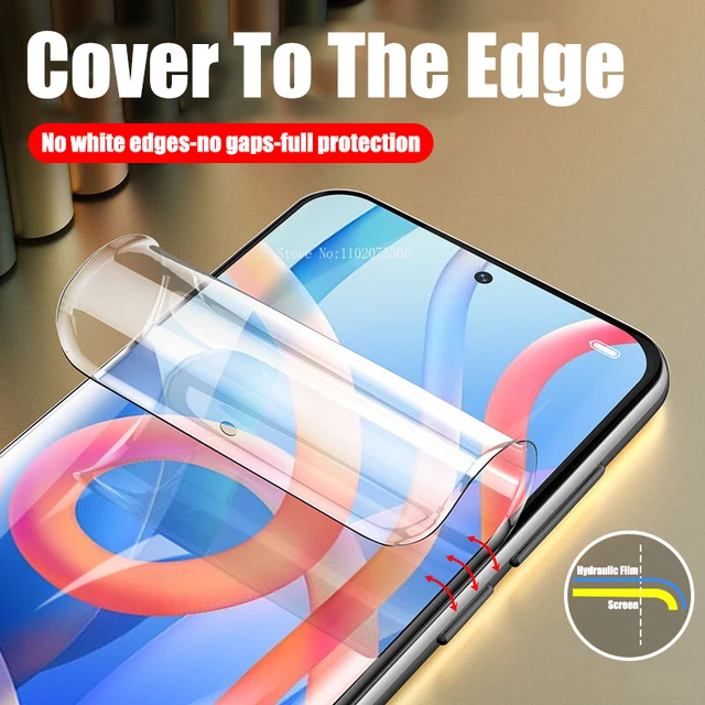 Protecteur d'écran pour Xiaomi, film hydrogel pour Redmi Note 10, 11 Pro, 10S, 11S, 10A, 10C, Xiaomi Redmi Note 8, 9 Pro, 9S, 9T, 9A, 9C, expédition rapide, 4 pièces 2
