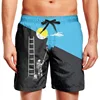Colorful Rainbow 3D Print Beach Shorts Men Summer Swim Trunks Casual Quick Dry Surf Board Shorts Personality Street Short Pants 5