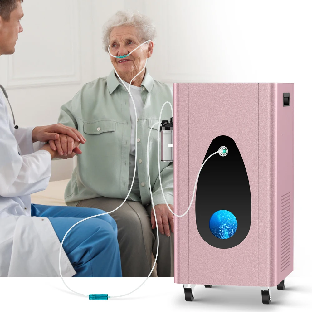 Suyzeko Wasserstoff-Inhalationsmaschine, 3000 ml, Wasserstoff-Inhalator, Wassergenerator, Therapiegerät, H2, Inhalator, SPA, Klinik, Heimgebrauch 2024