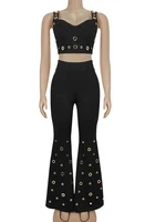 Christine Bustier Top Wide Pant Set 4